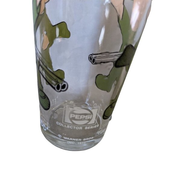 LOONEY TUNES 1973 GLASS PEPSI COLLECTOR SERIES WARNER BROS Elmer Fudd - Picture 4 of 9